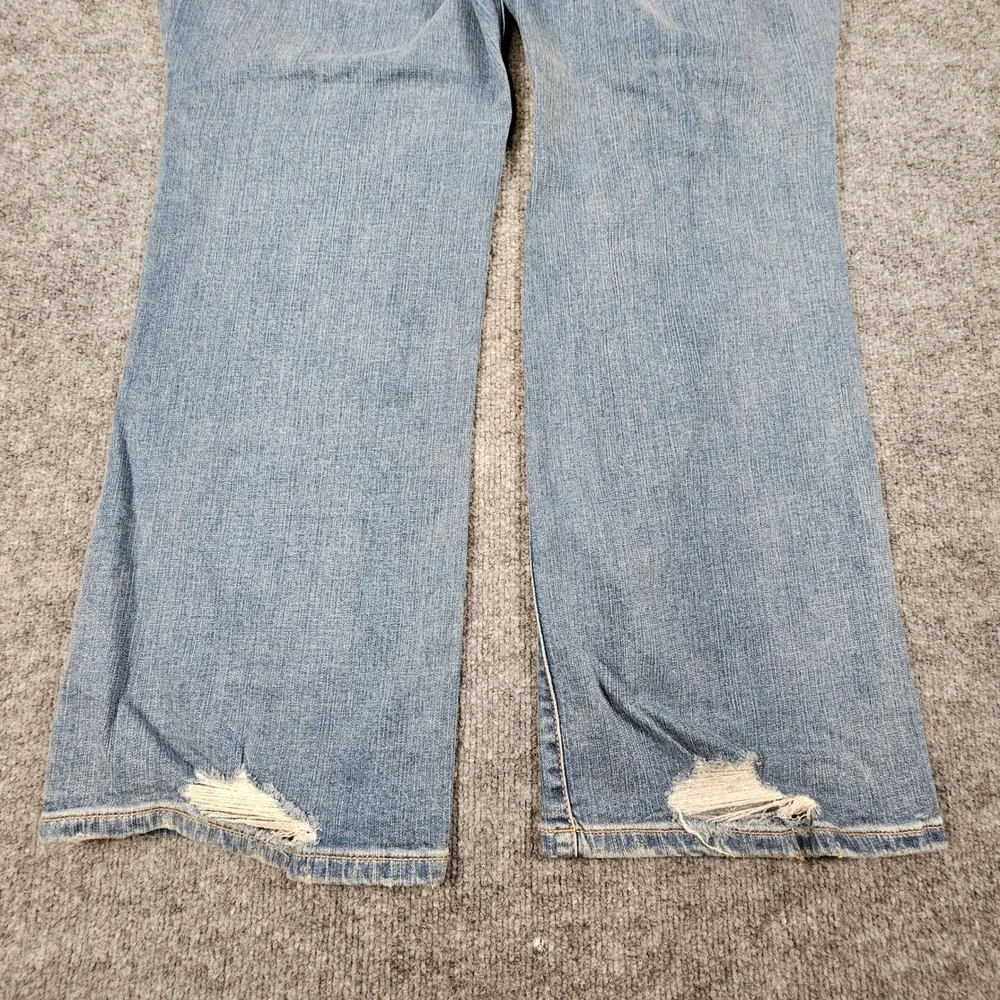 Torrid Mid Rise Slim Boot Jeans Womens Size 24S Vintage Stretch Distressed Blue